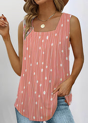 Large Size Summer Polka Dot Vest For Women