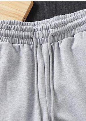 Loose Spring Wild Pants Clothing Light Gray Gifts Elastic Waist Women Pants - SooLinen