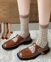 Mid Calf Socks Cotton Beautiful Cute 2024 New Model