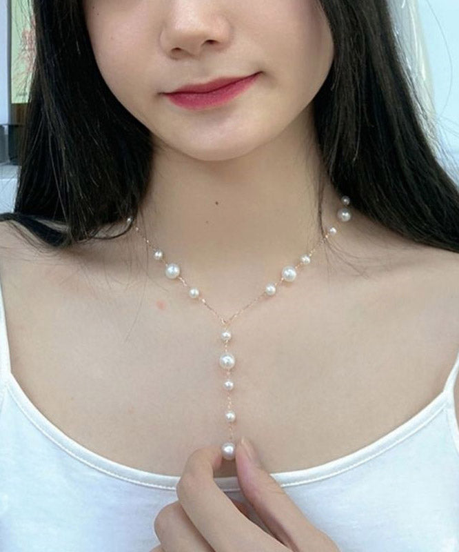 Modern Pink Alloy Sky Star Jade Pendant Necklace