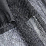 Modern Turn-down Collar Cotton clothes Pakistani pattern black shift Dress