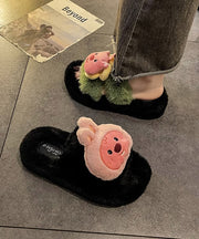 New Cartoon Thick Sole Home Comfortable Plush Slippers