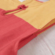 New multicolor striped linen maxi dress trendy plus size O neck linen maxi dress Fine Sleeveless baggy dresses