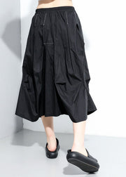 Plus Size Asymmetrical Patchwork A line Skirts Spring