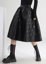 Plus Size Boutique Black a line skirts Spring