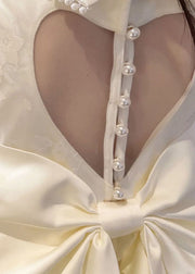 Simple White Peter Pan Collar Nail Bead Patchwork Tulle Kids Girls Dresses Sleeveless