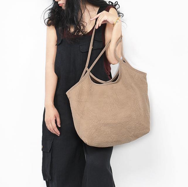 Simple cloth bag handbag retro all-match shoulder bag - SooLinen