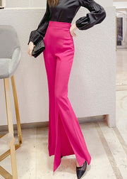 Style Rose High Waist Slim Fit Flared Trousers Spring