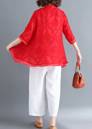 Style white lace top silhouette Women Button Down Dresses Summer blouse