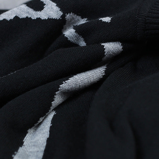 Schwarze und graue Maxi-Sweater-Kleider mit Stehkragen für Frauen