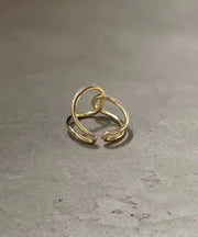 Vintage Gold Stainless Steel Rings