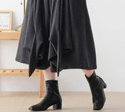 Winter new irregular knitted pants loose large women's crotch pants - SooLinen