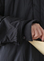 Winter New Original Design Sense Loose Large Size Niche Lapel Shirt Cotton Blend Jacket Loose Thick Padded Jacket - SooLinen