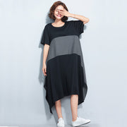 Women Clothing Fashion Striped Summer Long Shirt Dresses