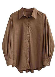 Women Chocolate Asymmetrical Design Knit Vest Contton Shirts Two Pieces Set Fall