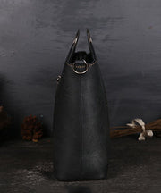 Women Grey Jacquard Calf Leather Tote Handbag