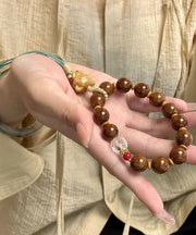 Women Hand Knitting Beads Tassel Charm Bracelet