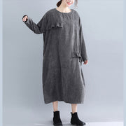 Women Kintted Dress Casual Loose Pullover Long Shirt