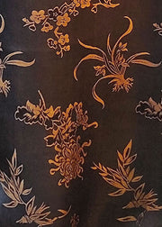 Damen-Jacquard mit gelben Knöpfen auf beiden Seiten, ärmellose Herbstweste