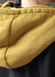 Women chocolate Plus Size trench coat Tutorials hooded zippered coats - SooLinen