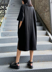 Women o neck patchwork tulle clothes For Women Fabrics black off the shoulder Dress - SooLinen