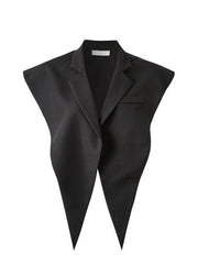 Women's Khaki clothes with magic weapon suit collar vest - SooLinen