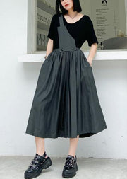 Women's summer plus size casual fashion unilateral strap skirt skirt + T-shirt two-piece suit - SooLinen
