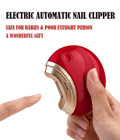 2021 New Electric Automatic Nail Clipper Cutter Trimmer Nail Cutter Manicure Pedicure Clipper Nail Trimmer Scissors Infant Grooming Tools - SooLinen