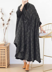 boutique  plus size clothing Jackets & Coats cloak women coats asymmetric wild wool coat - SooLinen