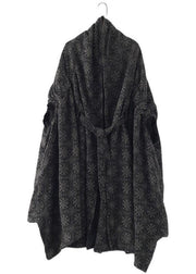 boutique  plus size clothing Jackets & Coats cloak women coats asymmetric wild wool coat - SooLinen