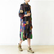 boutique multi color patchwork coat plus size o neck cardigans boutique batwing sleeve long jackets