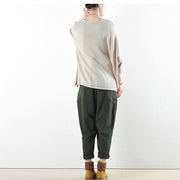 dark green warm cotton winter pants oversized pants 2024