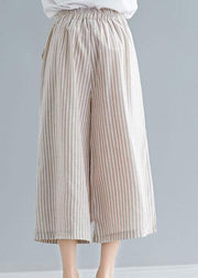 nude summer cotton women pants loose casual pants skirts - SooLinen