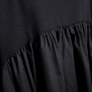 stylish black cotton shift dress plus size cotton clothing dress ...