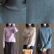 stylish gray blue winter sweater fall fashion pullover Fine thick warm winter  pullover