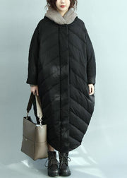black down coat winter oversize hooded women parka winter New outwear - SooLinen