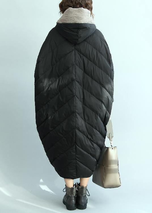 black down coat winter oversize hooded women parka winter New outwear - SooLinen