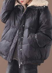 fine trendy plus size winter jacket winter coats black warm zippered women short outwear - SooLinen