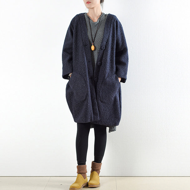 winter coats 2024 navy woolen coats plus size cute jacket women winter hoodie coat